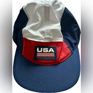 Nike USA Five Panel USA AW84 Athletics Cap in Red, White, and Blue